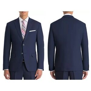 NWT Lauren Ralph Lauren Navy Linen Suit Separate Coat (52 XLong)